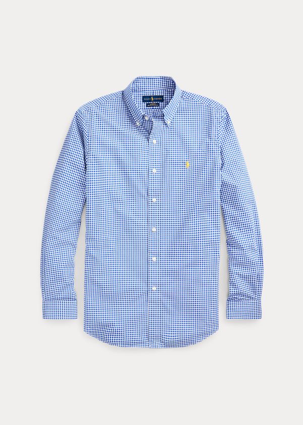 Camisa Polo Ralph Lauren Plaid Poplin Homem 16847-UIDV